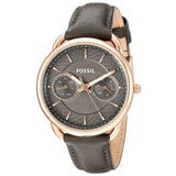 Fossil Tailor Grey Dial Grey Leather Strap Watch for Women - ES3913 Buy Now By Fossil