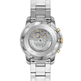 Fossil Grant Sport Automatic Skeleton Blue Dial Two Tone Steel Strap Watch for Men - ME3141 Buy Now By Fossil