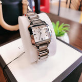 Tissot T Wave Diamonds Mother of Pearl Dial Silver Steel Strap Watch for Women - T02.1.285.74 Buy Now By Tissot