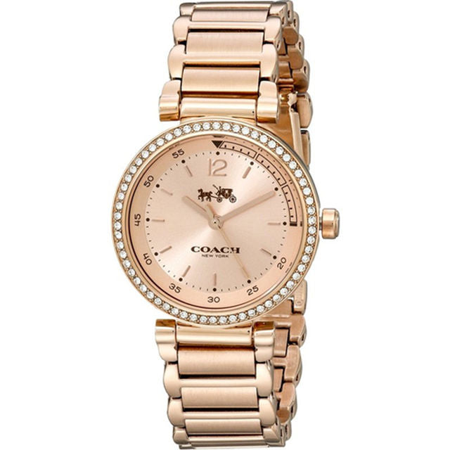 Coach Sports Rose Gold Dial Rose Gold Steel Strap Watch for Women - 14502200 Buy Now By Coach