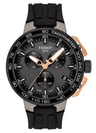 Tissot T Race Cycling Chronograph Black Dial Black Rubber Strap Watch For Men - T111.417.37.441.07 Buy Now By Tissot