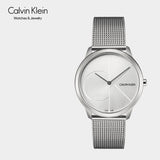 Calvin Klein Minimal Silver Dial Silver Mesh Bracelet Watch for Men - K3M2112Z Buy Now By Calvin Klein