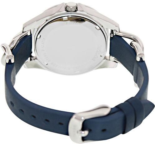 Fossil Riley White Dial Blue Leather Strap Watch for Women - ES3464 Buy Now By Fossil