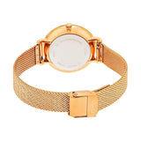 Fossil Jacqueline Mother of Pearl White Dial Gold Mesh Strap Watch for Women - ES4352 Buy Now By Fossil
