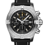 Breitling Avenger Chronograph 45mm Black Dial Black Leather Strap Watch for Men - A13317101B1X1 Buy Now By Breitling