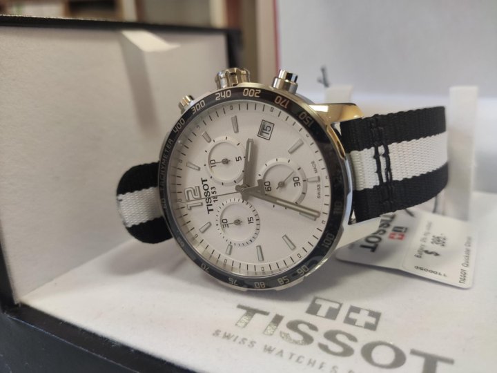 Tissot Quickster Chronograph NBA Brooklyn Nets Watch For Men - T095.417.17.037.11 Buy Now By Tissot