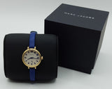 Marc Jacobs Sally White Dial Blue Leather Strap Watch for Women - MBM1354 Buy Now By Marc Jacobs