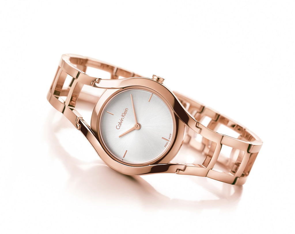 Calvin Klein Class White Dial Rose Gold Steel Strap Watch for Women - K6R23626 Buy Now By Calvin Klein