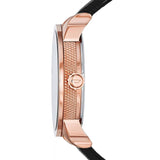 Diesel Mini Daddy Dual Time Black & Gold Dial Black Leather Strap Watch For Men - DZ7317 Buy Now By Diesel