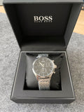 Hugo Boss Companion Black Dial Silver Steel Strap Watch for Men - 1513652 Buy Now By Hugo Boss