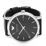 Emporio Armani Luigi Quartz Black Dial Black Leather Strap Watch For Men - AR2500 Buy Now By Emporio Armani
