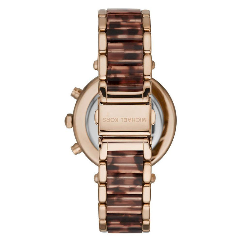 Michael Kors Parker Chronograph Rose Gold Dial Two Tone Steel Strap Watch For Women - MK6832 Buy Now By Michael Kors