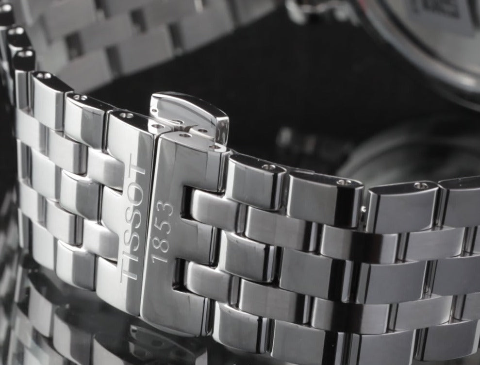 Tissot T Classic Carson Premium Powermatic 80 Silver Dial Silver Steel Strap Watch For Men - T122.407.11.033.00 Buy Now By Tissot