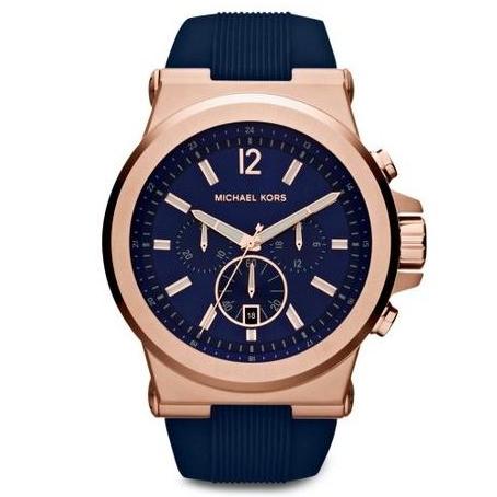 Michael Kors Dylan Blue Dial Blue Rubber Strap Watch for Men - MK8295 Buy Now By Michael Kors