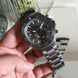 Fossil Bannon Multifunction Chronograph Grey Dial Grey Steel Strap Watch for Men - BQ2491 Buy Now By Fossil