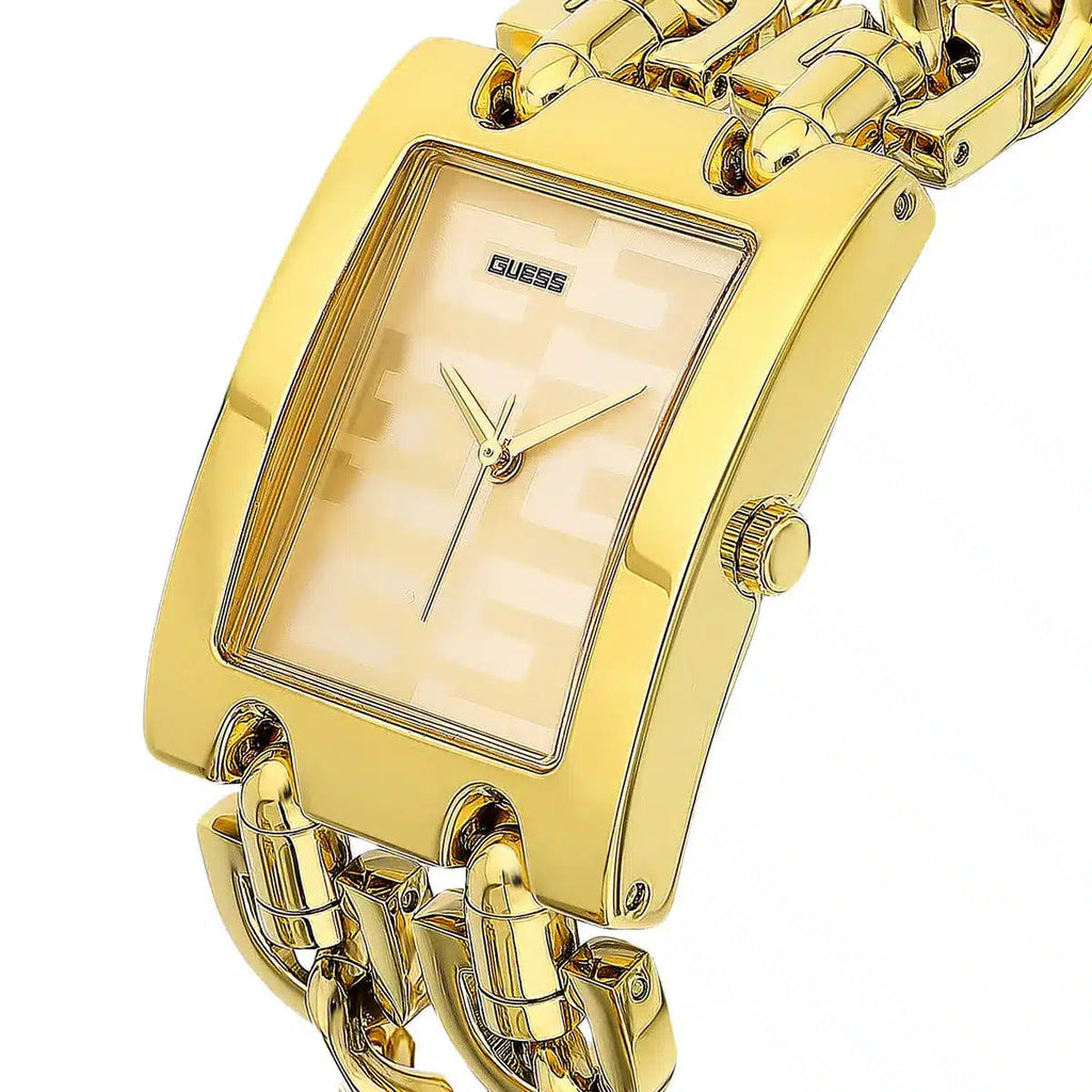 Guess Mod G Gold Dial Gold Steel Strap Watch for Women - GW0294L2 Buy Now By Guess
