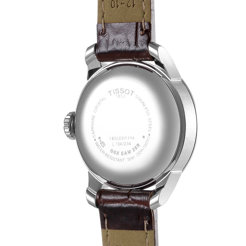 Tissot Le Locle Automatic Lady Silver Dial Brown Leather Strap Watch For Women - T41.1.113.77 Buy Now By Tissot