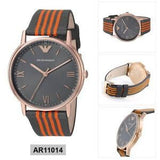 Emporio Armani Kappa Quartz Grey Dial Two Tone Nylon Strap Watch For Men - AR11014 Buy Now By Emporio Armani