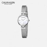Calvin Klein Authentic Mother of Pearl Dial Silver Mesh Bracelet Watch for Women - K8G2312E Buy Now By Calvin Klein