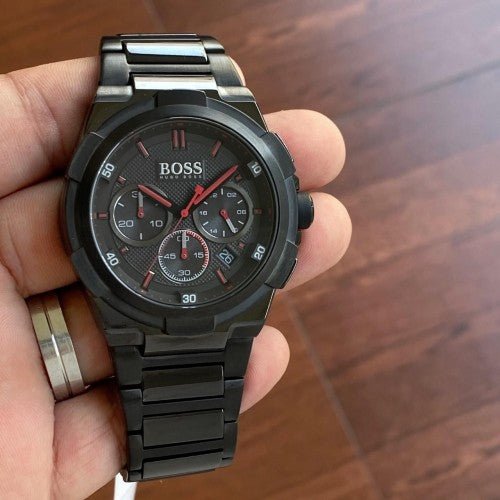 Hugo Boss Supernova Grey Dial Grey Steel Strap Watch for Men - 1513361 Buy Now By Hugo Boss