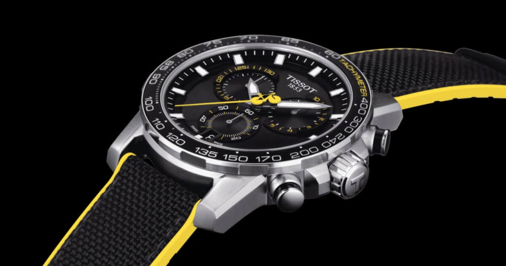 Tissot T Sport Supersport Chrono Tour De France Black Dial Black Nylon Strap Watch for Men - T125.617.17.051.00 Buy Now By Tissot