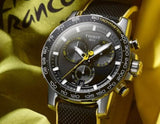 Tissot T Sport Supersport Chrono Tour De France Black Dial Black Nylon Strap Watch for Men - T125.617.17.051.00 Buy Now By Tissot