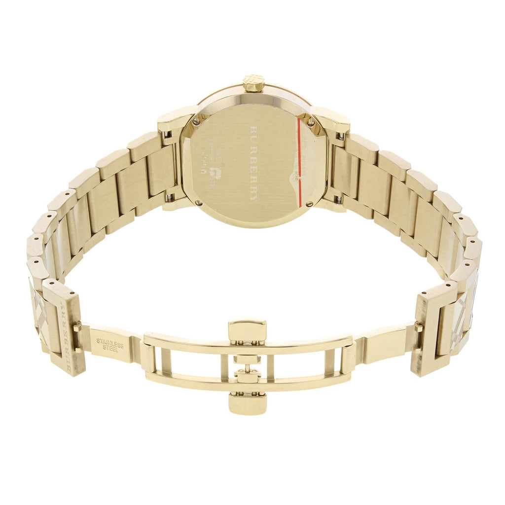 Burberry The City Gold Dial Gold Steel Strap Watch for Men - BU9038 Buy Now By Burberry