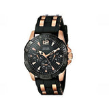 Guess Oasis Black Dial Two Tone Steel Strap Watch for Men - W0366G3 Buy Now By Guess