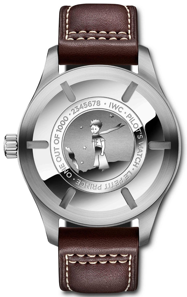 IWC Pilots Watch Mark XVII Edition Le Petit Prince Blue Dial Brown Leather Strap Watch for Men - IW326506 Buy Now By IWC