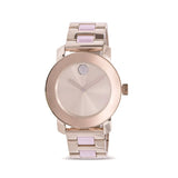 Movado Bold Rose Gold Dial Two Tone Steel Strap Watch for Women - 3600639 Buy Now By Movado