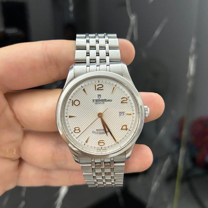 Tudor 1926 Automatic Diamonds Silver Dial Silver Steel Strap Watch for Men - M91650-0003 Buy Now By Tudor