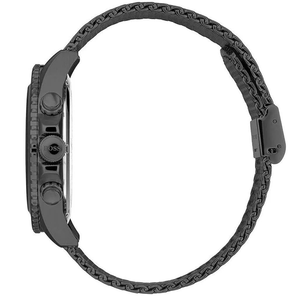 Hugo Boss Ocean Edition Blue Dial Black Mesh Bracelet Watch for Men - 1513702 Buy Now By Hugo Boss