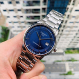Tissot Luxury Powermatic 80 Blue Dial Silver Steel Strap Watch For Men - T086.407.11.041.00 Buy Now By Tissot