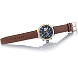 Tommy Hilfiger Sport Multifunction Blue Dial Brown Leather Strap Watch for Men - 1791137 Buy Now By Tommy Hilfiger