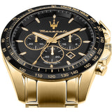 Maserati Traguardo Chronograph Black Dial Gold Steel Strap Watch For Men - R8873612041 Buy Now By Maserati
