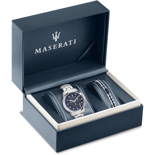 Maserati Successo 44mm Solar Blue Stainless Steel Watch For Men - R8873645004 Buy Now By Maserati