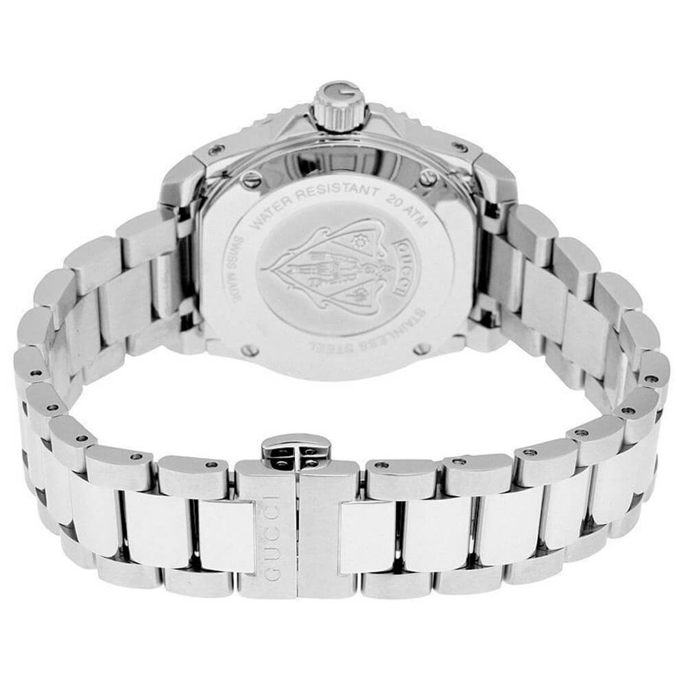 Gucci Dive Quartz Blue Dial Silver Steel Strap Watch For Men - YA136311 Buy Now By Gucci