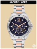 Michael Kors Brecken Chronograph Blue Dial Two Tone Steel Strap Watch For Men - MK9065 Buy Now By Michael Kors