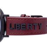 Versace V-Circle Manifesto Black Dial Maroon Leather Strap Watch for Men - VBQ040017 Buy Now By Versace