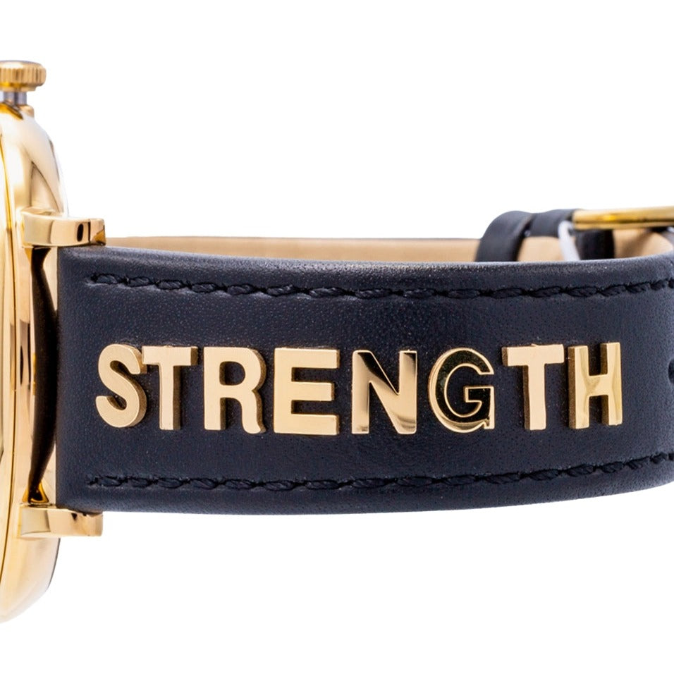 Versace V-Circle Manifesto Edition Black Dial Black Leather Strap Watch for Men - VBQ050017 Buy Now By Versace