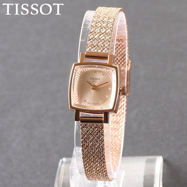 Tissot Lovely Square Lady Quartz Rose Gold Dial Rose Gold Mesh Bracelet Watch For Women - T058.109.33.456.00 Buy Now By Tissot