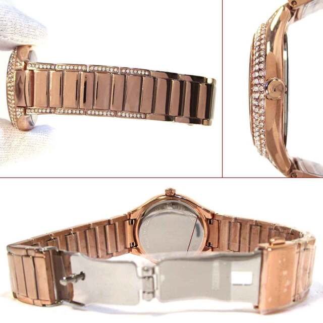 Michael Kors Sylvia Mother Of Pearl Dial Rose Gold Steel Strap Watch for Women - MK4656 Buy Now By Michael Kors