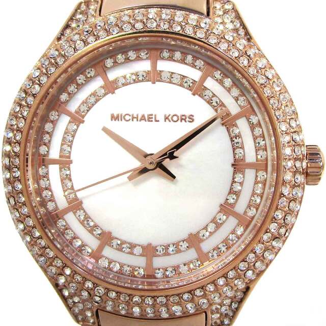 Michael Kors Sylvia Mother Of Pearl Dial Rose Gold Steel Strap Watch for Women - MK4656 Buy Now By Michael Kors