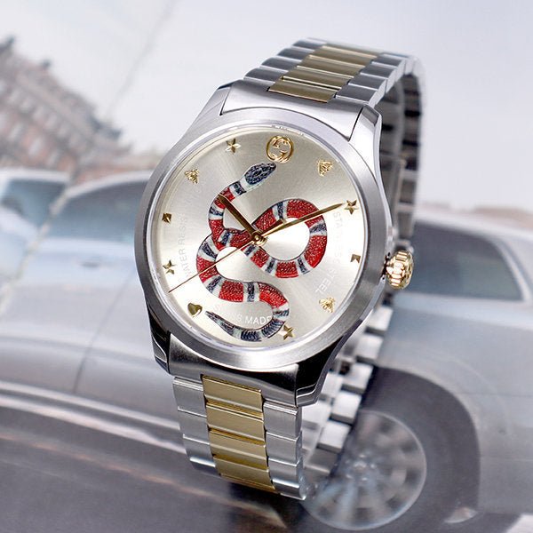 Gucci G Timeless Quartz Silver Dial Silver Steel Strap Watch For Women - YA1264075 Buy Now By Gucci