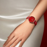 Daniel Wellington Petite Red Dial Red Leather Strap Watch For Women - DW00100405 Buy Now By Daniel Wellington