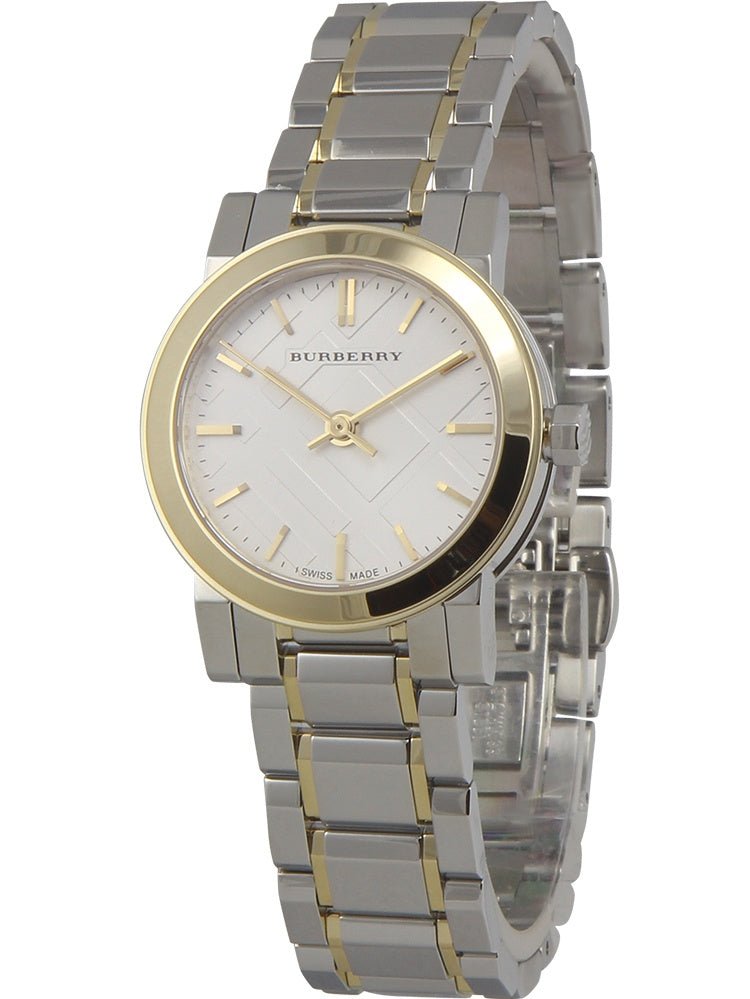 Burberry The City Silver Dial Two Tone Steel Strap Watch for Women - BU9217 Buy Now By Burberry