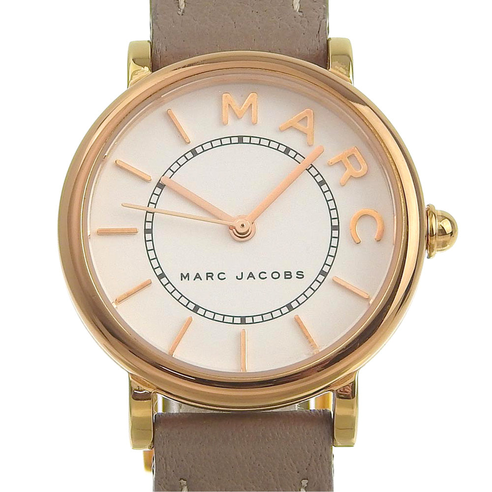 Marc Jacobs Roxy White Dial Light Brown Leather Strap Watch for Women - MJ1538 Buy Now By Marc Jacobs
