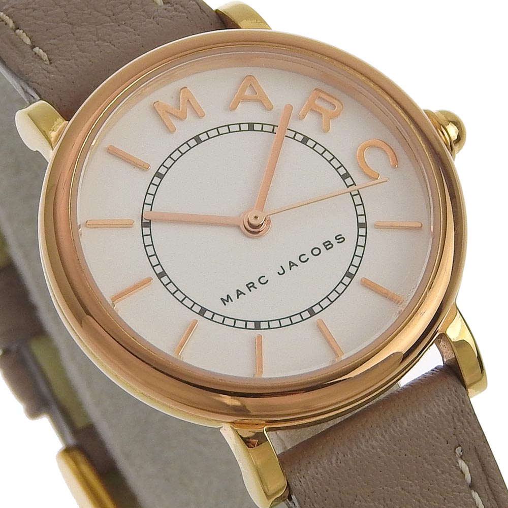 Marc Jacobs Roxy White Dial Light Brown Leather Strap Watch for Women - MJ1538 Buy Now By Marc Jacobs