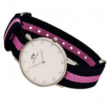 Daniel Wellington Classy Winchester White Dial Two Tone NATO Strap Watch For Women - DW00100081 Buy Now By Daniel Wellington