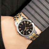 Tissot T Classic Dream Black Dial Two Tone Steel Strap Watch for Men - T033.410.22.053.01 Buy Now By Tissot